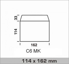 Конверт Бумажный Конверт C6 MK